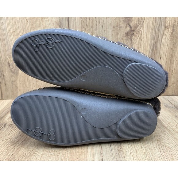 Jessica Simpson Women's Micro Suede Boot Bootie Slippers Fur Lining Brown Size 9 - Picture 5 of 16